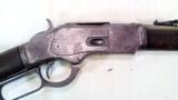 WINCHESTER 1873 THIRD MODEL 20" SADDLE RING CARBINE
.38-40 MFG: 1888 - 10 of 15