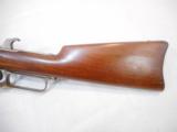 REAR WINCHESTER MODEL 1876 ((FACTORY NICKEL)) SADDLE RING CARBINE W/BAYONET-1885 - 9 of 15