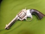 1904 HEAVILY ENGRAVED COLT BISLEY .45 CAL SINGLE ACTION WITH COLT LETTER - 6 of 15