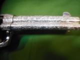 1904 HEAVILY ENGRAVED COLT BISLEY .45 CAL SINGLE ACTION WITH COLT LETTER - 9 of 15