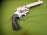 1904 HEAVILY ENGRAVED COLT BISLEY .45 CAL SINGLE ACTION WITH COLT LETTER - 1 of 15