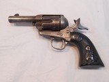 RARE SHERIFF'S MODEL ANTIQUE 1886 SAA COLT .45LC 3 1/2" BBL W/COLT FACTORY LETTER - 1 of 14