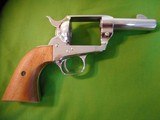 1980 COLT SHERIFF'S SAA 44-40/.44SPL 3" BARREL NICKEL FINISH WITH WALNUT DISPLAY CASE - 3 of 13