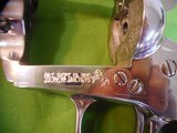 1980 COLT SHERIFF'S SAA 44-40/.44SPL 3" BARREL NICKEL FINISH WITH WALNUT DISPLAY CASE - 13 of 13