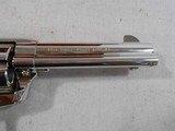 COLT 2nd Gen
SAA .45LC
LAWMAN SERIES "BAT MASTERSON" 4 3/4" BARREL NICKEL W/ DISPLAY CASE - 6 of 15