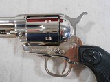 COLT 2nd Gen
SAA .45LC
LAWMAN SERIES "BAT MASTERSON" 4 3/4" BARREL NICKEL W/ DISPLAY CASE - 9 of 15