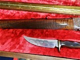 Browning ~ B-78 ~ Bi-Centennial ~ One of a Thousand ~ .45-70 Gov. IN WOODEN DISPALY CASE AND BOWIE KNIFE - 12 of 15