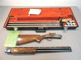 Cased Remington 3200 Competition Skeet Over/Under Shotgun Four Barrel Set (12,20,28&.410) 27 1/2” Stan Baker 9 Screw in Chokes - 1 of 14