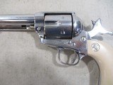 COLT 2ND GEN SAA ,.38SPL, 4 3/4" BARREL, NICKEL FINISH, FAUX IVORY GRIPS MFG:1958 - 12 of 15