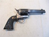 COLT IST GEN SAA .38 WCF 4 3/4" BLUED, EAGLE GRIPS, MFG: 1889 - 1 of 13