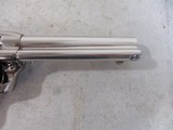 COLT 1ST GEN SAA .45 LC 4 3/4" NICKEL, RUBBER GRIPS, 1912-EXCELLENT - 7 of 14