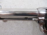 COLT 1ST GEN SAA .45 LC 4 3/4" NICKEL, RUBBER GRIPS, 1912-EXCELLENT - 4 of 14