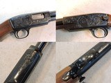 1951 Winchester Model 61 .22cal Pump Action Rifle Engraved by Barnard - 9 of 13