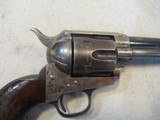 COLT 1ST GEN SAA .45LC 4 3/4", WOOD GRIPS, MFG: 1888 W/LETTER - 5 of 15