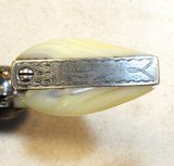 Antique Texas Shipped Factory Engraved Nickel S.A.A. .45LC Revolver5 1/2