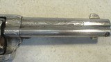 Antique Colt Factory Engraved Black Powder Frame Frontier Six Shooter S.A.A, .44-404 3/4