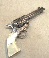 Antique Colt Factory Engraved Black Powder Frame Frontier Six Shooter S.A.A, .44-404 3/4