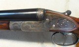 Charles Boswell London SXS Pigeon II 12 GA. Sidelock Shotgun30” non-ejector solid rib 2 3/4” barrels, IC Fixed chokes, Original Cased - 7 of 15