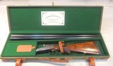 Charles Boswell London SXS Pigeon II 12 GA. Sidelock Shotgun30” non-ejector solid rib 2 3/4” barrels, IC Fixed chokes, Original Cased - 1 of 15