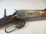 Winchester Model 1886 .33 WCF Takedown Deluxe lever Action Rifle 24” Mfg: 1920 - 6 of 15