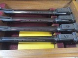 Thompson Center
Contender 5 Barrel 25th Anniversary Set 1967-1993 W/Wood Display Case #34 of 50 - 10 of 12