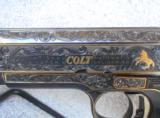 COLT NATIONAL MATCH .45 ENGRAVED WITH MATCHING ACE SLIDE VERY NICE - 3 of 15