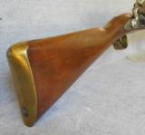LARGE BRITISH BLUNDERBUSS WITH SPRING LOADED BAYONET - 8 of 15