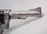 SMITH & WESSON 22/32 STAINLESS KIT GUN MODEL 63 FACTORY ENGRAVED ORIGINAL BOX LETTER - 12 of 15