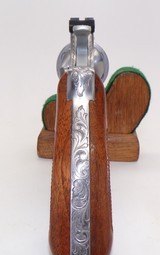 SMITH & WESSON 22/32 STAINLESS KIT GUN MODEL 63 FACTORY ENGRAVED ORIGINAL BOX LETTER - 7 of 15