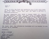 SMITH & WESSON 22/32 STAINLESS KIT GUN MODEL 63 FACTORY ENGRAVED ORIGINAL BOX LETTER - 2 of 15