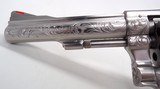 SMITH & WESSON 22/32 STAINLESS KIT GUN MODEL 63 FACTORY ENGRAVED ORIGINAL BOX LETTER - 6 of 15