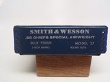 SMITH & WESSON MODEL 37 CHIEFS SPECIAL AIRWEIGHT With Original Box - 4 of 15