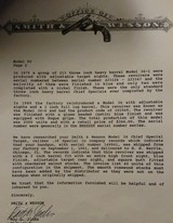 S & W CHIEF SPECIAL TARGET ORIGINAL NUMBERED BOX AND FACTORY LETTER - 14 of 15
