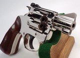 SMITH & WESSON MODEL 34 KIT GUN 22 LR NICKEL 2" ORIGINAL BOX LETTER - 8 of 15