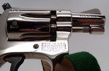 SMITH & WESSON MODEL 34 KIT GUN 22 LR NICKEL 2" ORIGINAL BOX LETTER - 9 of 15