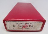 SMITH & WESSON EARLY POST WAR 32 REGULATATION POLICE WITH ORIGINAL NUMBERED BOX 99%+ - 15 of 15