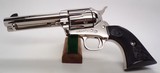 COLT SINGLE ACTION NICKEL 4 3/4 45 ORIGINAL BOX & SLEEVE AS NEW - 3 of 14
