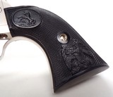 COLT SINGLE ACTION NICKEL 4 3/4 45 ORIGINAL BOX & SLEEVE AS NEW - 4 of 14