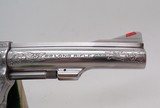 S & W MODEL 63 FULLY ENGRAVED GOLD & SILVER INLAYS ANGELO BEE ENGRAVED - 10 of 15