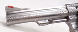 S & W MODEL 63 FULLY ENGRAVED GOLD & SILVER INLAYS ANGELO BEE ENGRAVED - 5 of 15