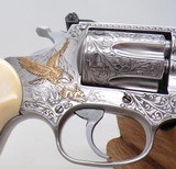 S & W MODEL 63 FULLY ENGRAVED GOLD & SILVER INLAYS ANGELO BEE ENGRAVED - 9 of 15