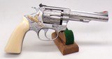 S & W MODEL 63 FULLY ENGRAVED GOLD & SILVER INLAYS ANGELO BEE ENGRAVED - 8 of 15
