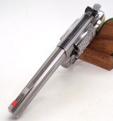 S & W MODEL 63 FULLY ENGRAVED GOLD & SILVER INLAYS ANGELO BEE ENGRAVED - 7 of 15