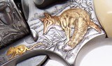 S & W MODEL 63 FULLY ENGRAVED GOLD & SILVER INLAYS ANGELO BEE ENGRAVED - 3 of 15