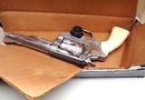 S & W MODEL 63 FULLY ENGRAVED GOLD & SILVER INLAYS ANGELO BEE ENGRAVED - 14 of 15