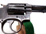 S&W FACTORY ENGRAVED M&P MODEL 1905 HE .38 CALIBER - 10 of 14