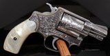 J FRAME MODEL 60 EUROPEAN ENGRAVED OAKLEAF MOTIFF GOLD WIRE INLAY - 6 of 13