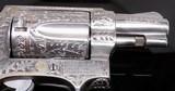 J FRAME MODEL 60 EUROPEAN ENGRAVED OAKLEAF MOTIFF GOLD WIRE INLAY - 8 of 13