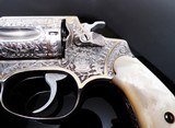 J FRAME MODEL 60 EUROPEAN ENGRAVED OAKLEAF MOTIFF GOLD WIRE INLAY - 3 of 13