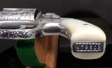 J FRAME MODEL 60 EUROPEAN ENGRAVED OAKLEAF MOTIFF GOLD WIRE INLAY - 12 of 13